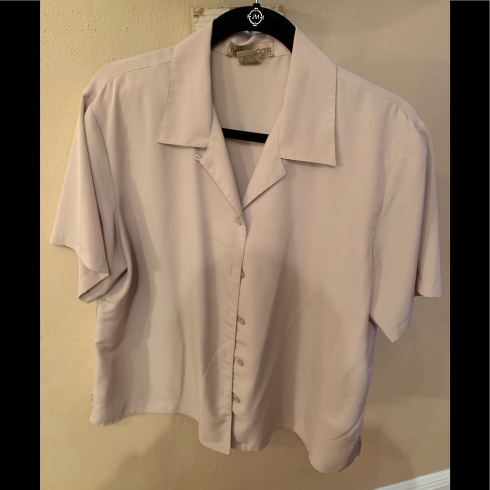 3 FOR $15  Tan Button Down